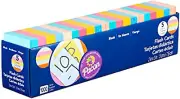 Blank Flash Cards, Assorted Colors, 2 X 3 Inches, Pack of 1000