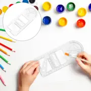 Geometric Drawing Stencils Geometric Drawing Rulers Plastic Template Ruler