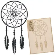 Reusable PLASTIC Wall STENCIL Template / 17.7x25.6" or 25.6x37.4" / DREAMCATCHER