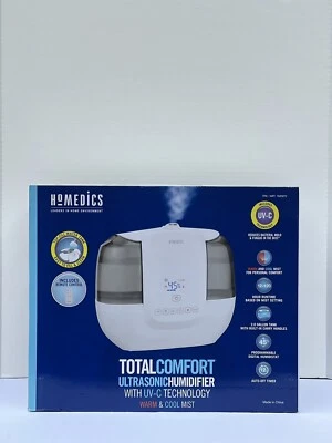 HoMedics TotalComfort Ultrasonic Humidifier with UV-C Technology Warm Cool Mist