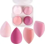 Makeup Sponge with Case, Foundation Sponge Set Beauty Blender,Dry & Wet Use f...