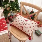 Jacquard Throw Pillowcover Elk Pattern Cushion Cover Living Room/Office