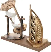 Kisangel Elegant Retro Decorative Hourglass Sandglass Timer for Room Unique Desktop Ornament for Home