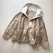 Brunello Cucinelli Women's Zip-up Blouson Monili Size XS Italy New with Tag