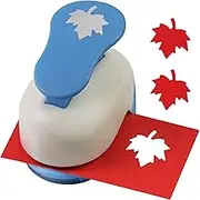 Maple Leaf Punch Cutter 1inch, Paper Punches, Craft Lever Punch Handmade, Leaves Shape for Paper Crafting, Scrapbooking, Cards Decoration, DIY Arts. (Maple Leaf)