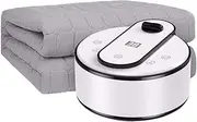 Heated Mattress Topper - Smart Remote Control Electric Blanket - Rapid Heating Temperature,Comfort and Safe Radiation Free,Safety Overheat Protection,180 * 90CM