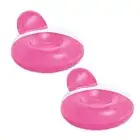 2x Intex 1.3M Pillow Back Lounge Inflatable Swim Pool Float Chair 14Y+ Assort