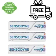 Sensodyne Toothpaste Rapid Relief great Sensitivity manager (3x80g) FREE SHIP