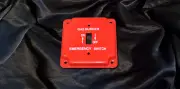 4" square industrial surface cover - Emergency on/off -Gas 1 toggle switch