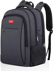 [RAXCO] Laptop Backpack for Men Women,18" Portable Computer Backpack, 32L Large Travel Backpack Water Resistant Carry on Backpack with USB Charging Port for Business College