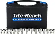 Tite-Reach 3/8" Drive Low Profile Socket Set, Chrome,