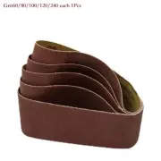 5Pcs 75x457mm Sanding Belts 60 80 100 120 240Grits for Polishing Machine
