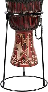 Drum Holder Stand - Carbon Steel Multipurpose African Drum Stand | Percussion Standing Support, Stable Instrument Holder for Home, Studio
