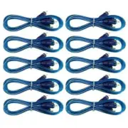Ten 17' 2 CH RCA Interconnect Cable for Marine Car Amplifier Stereo Home Audio