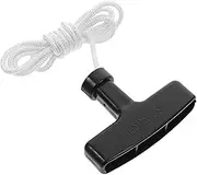 Hoement Lawn Mower Starter Rope Pull Cord Handle Replacement Ergonomic Design for Easy Operation Construction for Lawns and Gardens Quick Engine Start for Efficient Grass Cutting