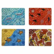 Ashdene Kitchen Cork Backed Placemats & Coasters Maarakool Set 4