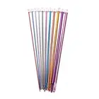 11Pcs/Set Crochet Hooks Needle Set Tunisian Afghan Knitting Tools 10.6" 2-8 N- y
