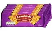 Pack of 6 British Biscuits with Currants 3.52 Ounces No Artificial Flavors