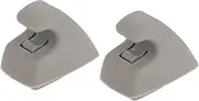 KPSTED 2Pcs Sun Visor Support Clip, Fit For GM,95994975 Retainer Fastener Hook Bracket Hanger With Trap Door Located At Bottom Of Clips Car Sun Visor Fastener(Gray)