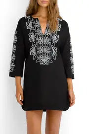 Embroided Tunic--SEA-52718-KA