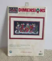Dimensions #8690 Counted Cross Stitch Joyful Snowmen - New