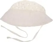 [VALICLUD] Lightweight Toddler Sun Hat Baby Protection Hat for Outdoor Activities White