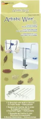 JTECONWIN1 Coiling Gizmo(R) Deluxe Winder for Jewelry Making,Silv