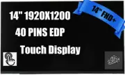 Dell DP/N 0GN3CP GN3CP 40 Pin LCD Screen Touch Screen Display New NV140WUM-T03