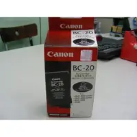 在飛比找蝦皮購物優惠-CANON BC-20 原廠黑色BJC-S100SP/210