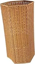 Artificial Rattan Umbrella Holder for Indoor Use Stylish Umbrella Storage Stand for Entryway Removable Drip Tray for Home and Office Decor