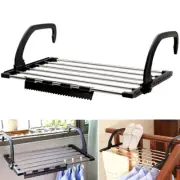 Stainless Steel Folding Clothes Towel Socks Drying Rack for Balcony Window sill