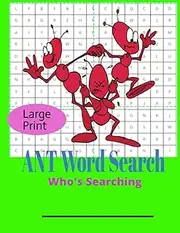 ANT Word Search: 40 Fun puzzles to find the random words keeping your mind activated and having a laugh
