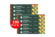Starbucks By Nespresso Blonde Espresso Roast Coffee Pods Capsules 100 Pack