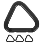 4Pcs Triangle Aluminum Alloy Carabiner Clips Triangle Buckles Key