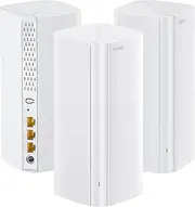 Tenda AX3000 WiFi 6 Mesh System Nova MX12 - Whole Home Covers up to 7000 sq.ft - Dual-Band Mesh Network for 160+ Devices - 1.7 GHz Quad-Core CPU - Replaces Wireless Router - 3-Pack(2025 New Version)