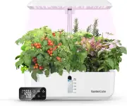 Indoor Hydroponics Growing System: 12 Pods Remote Control Herb Garden Customize