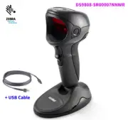 Zebra Motorola Symbol DS9808-SR00007NNWR Barcode Scanner with USB Cable