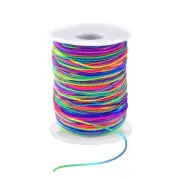 Sponsored Ad - 1mm Stretchy Bracelet String Sturdy Rainbow Elastic String Ela...