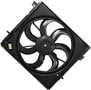 GPVPGHGRJ 214814EB0A Radiator Cooling Fan Durable Engine Cooling Fan Assembly Replacement Compatible with Nissan Compatible with Qashqai 2017 Compatible with Diesel SUV 1.6 DCi for Fan and kit