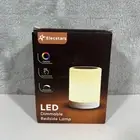 Elecstars Touch Bedside Lamp Night Light with Bluetooth Speaker Dimmable Table
