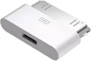 30-Pin to Lightning Adapter, Mfi Certified 8-Pin Female to 30 Pin Male Dock Conn