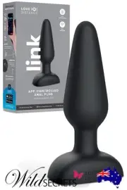 NEW Love Distance Link 5.5 inch App Controlled Vibrating Butt Plug, Sex Toy