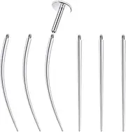 [Lsnevsie] 20G 18G 16G 14G ASTM F136 Titanium Piercing Taper Insertion Pin for Internally Threaded Septum Nose Lip Belly Rings Tragus Helix Cartilage Earrings Piercing Jewelry Taper Insertion Tool