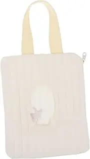 HAPINARY Portable Wipe Dispenser Lightweight Wipe Holder with Cute Bunny Design for Diaper Changes Reusable Travel Pouch for Parents the Go
