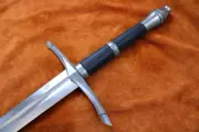 42'' Hand-Forged Medieval Ranger Sword With Scabbard, Viking Battle Ready Sword.