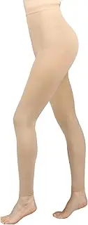 Compression Pantyhose for Women, 20-30 mmHg Footless Medical Compression Stockings, Waist High Opaque Graduated Support Compression Hose Tights for Edema, Varicose Veins, Swelling