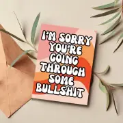 Humor Sympathy Card for Friend Light Hearted