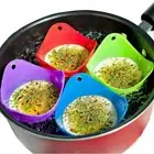 NEW Silicone Egg Poacher 4PCS Poached Cups Mould For Kitchen Tool Accessory