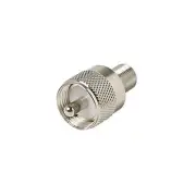F Female to UHF Male Coax Cable Adapter