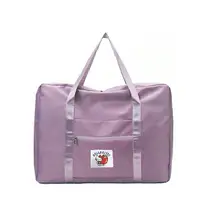 在飛比找樂天市場購物網優惠-小禮堂 Hello Kitty 尼龍手提旅行袋 (淺紫款)